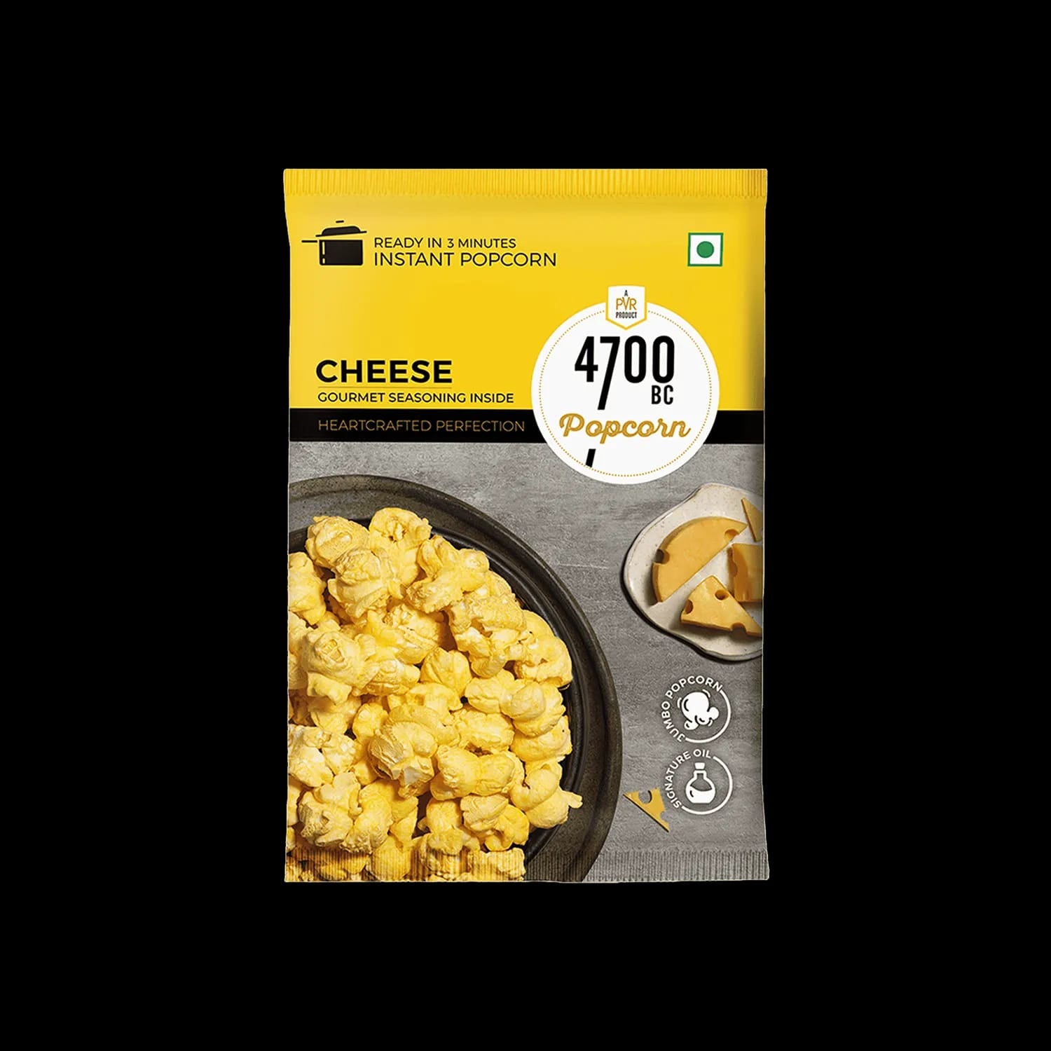 Instant cheese popcorn